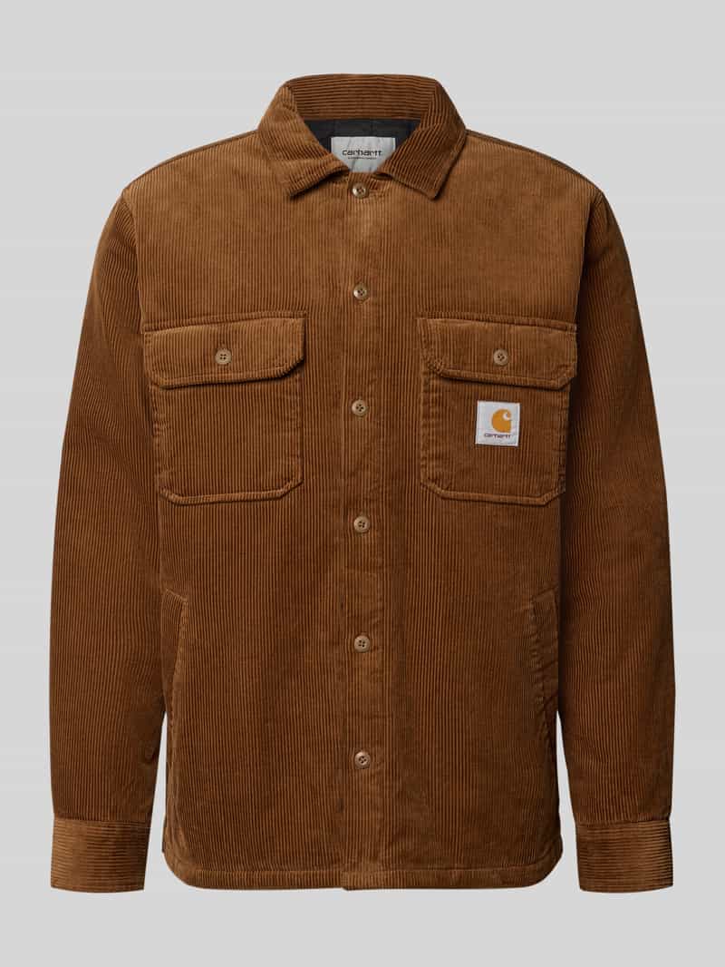Regular fit overhemdjack van corduroy model 'WHITSOME'