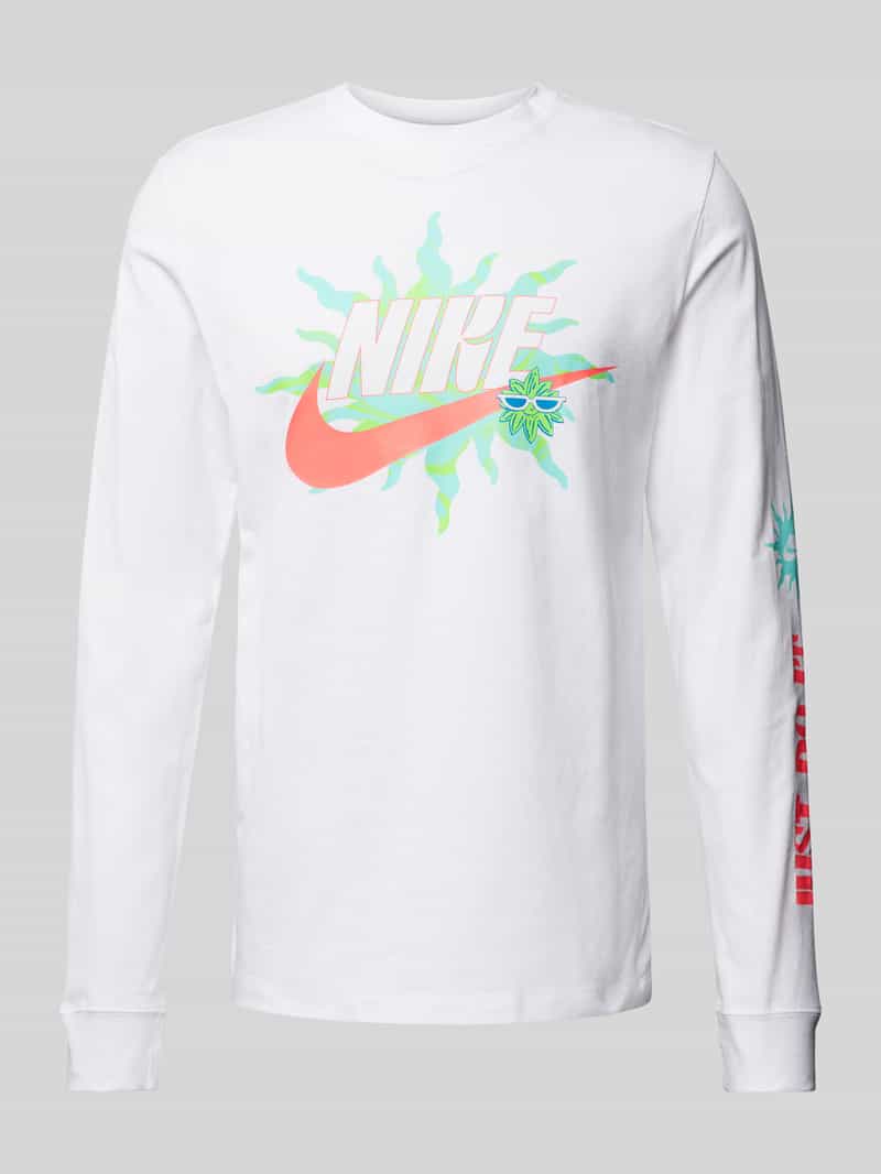 Nike Shirt met lange mouwen en labelprint
