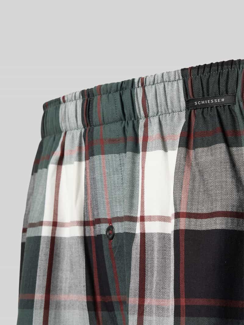 Schiesser Boxershort met elastische band in een set van 2 stuks