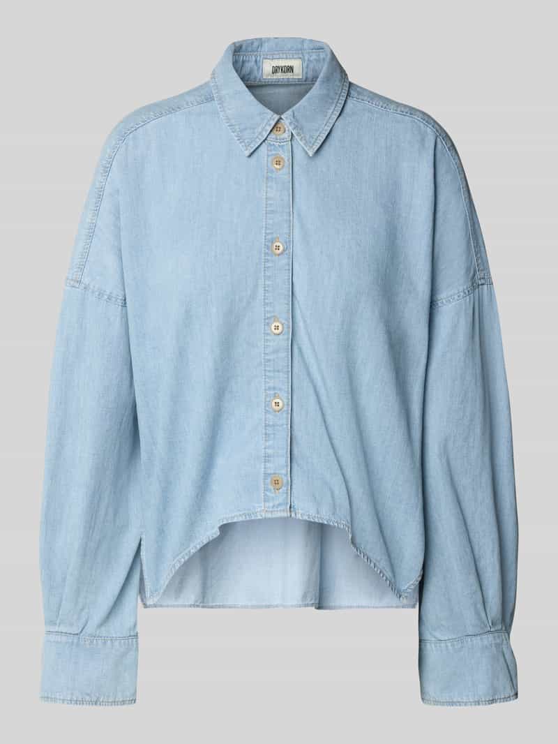 drykorn Relaxed fit jeansblouse model 'OSHIA'