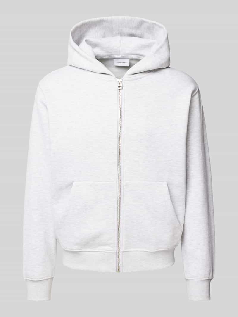 jack & jones Sweatjack met viscose en labeldetail model 'URBAN'