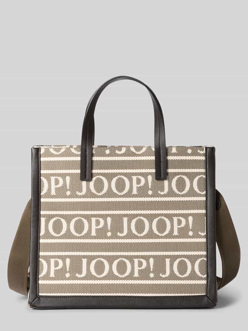 Joop! Handtas met all-over logostitching, model 'Aurelia'