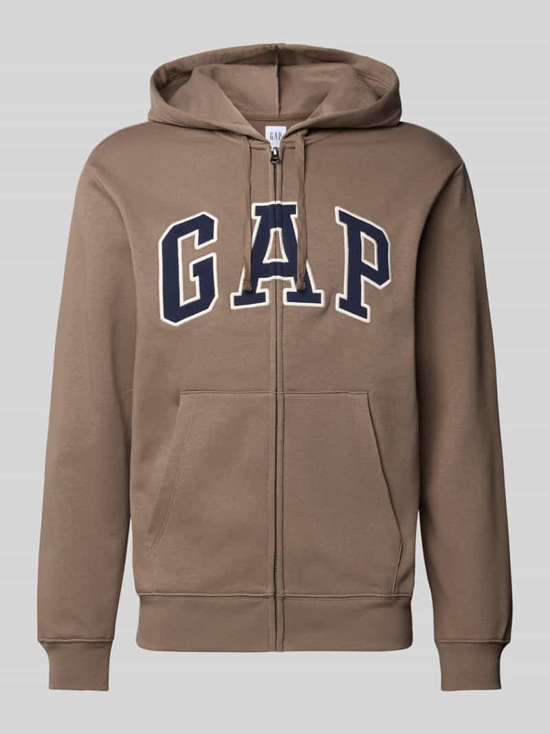 GAP Regular fit sweatjack van katoenmix