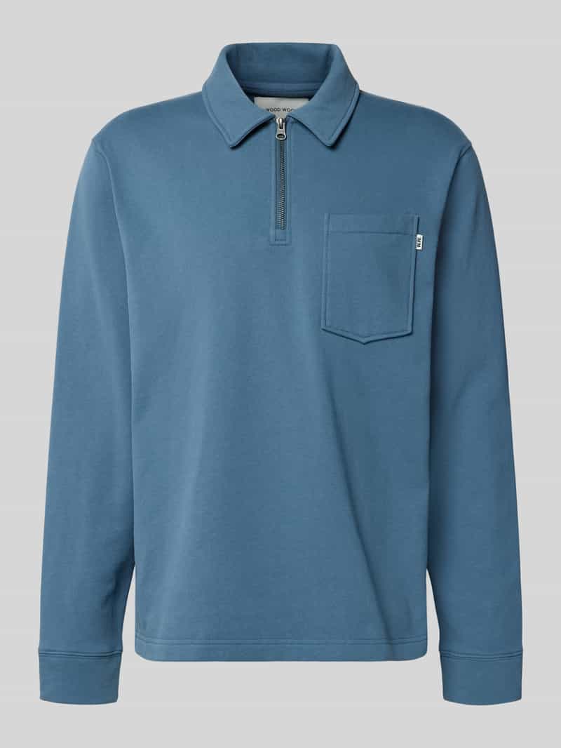 Regular fit poloshirt met borstzak, model 'Andrew'
