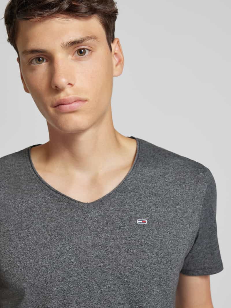 Tommy Jeans T-shirt met labelstitching