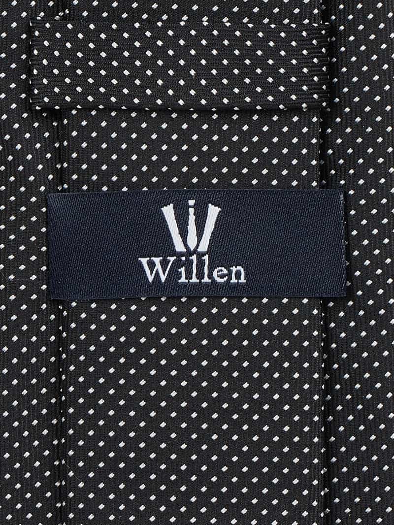 Willen Zijden stropdas met all-over motief