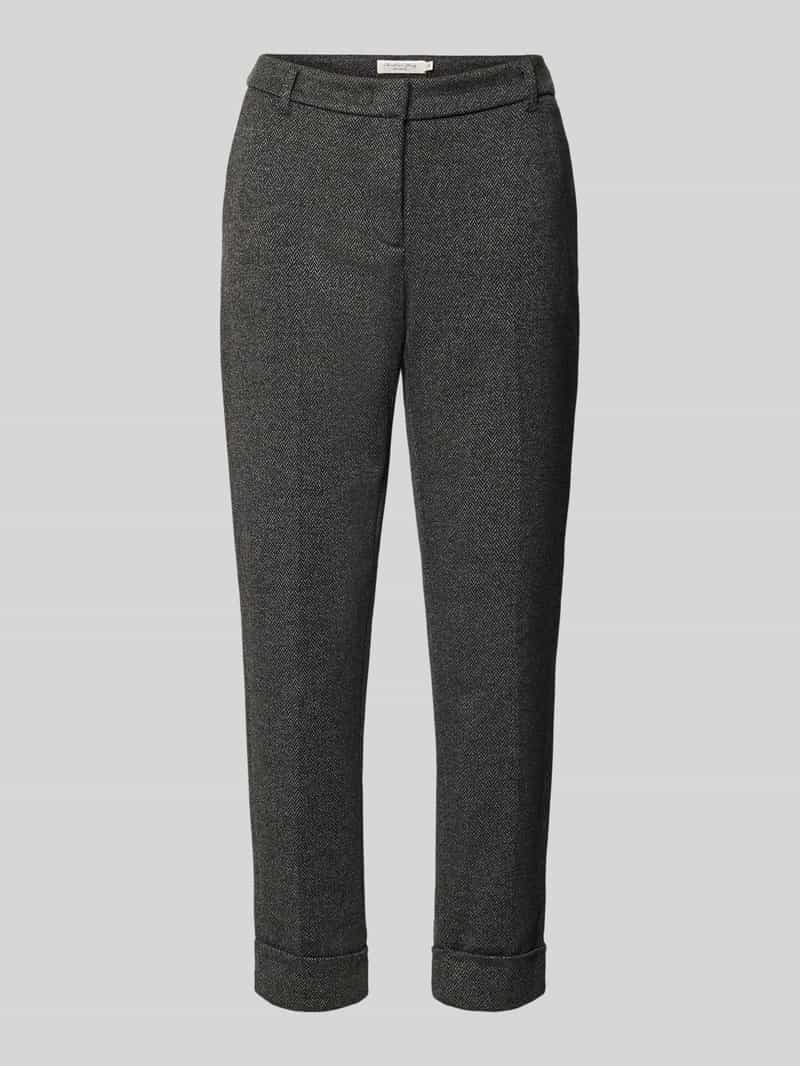 Christian Berg Woman Cropped broek met omslag