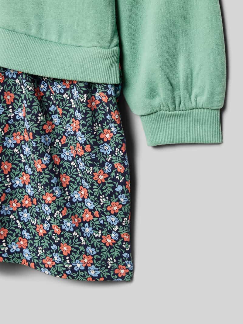 BLUE SEVEN Mini-jurk met motiefstitching