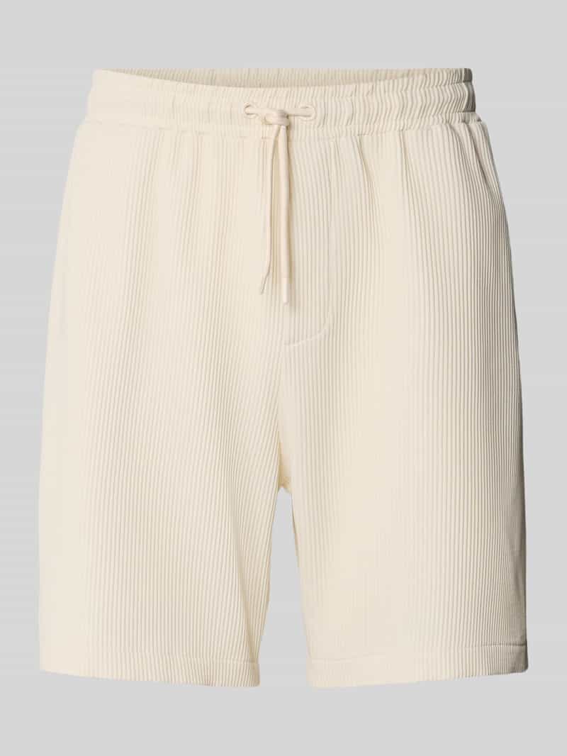 REVIEW Korte broek met elastische band en tunnelkoord