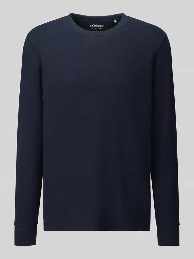 Regular fit shirt met lange mouwen van puur katoen