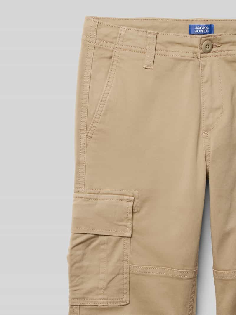 jack & jones Regular fit cargobroek met steekzakken model 'KANE'