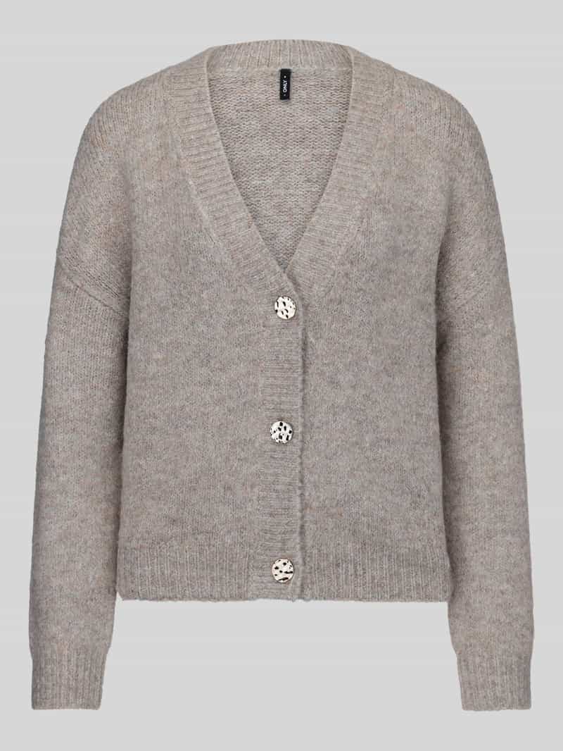 Onyzoey L/s Cardigan Knt 15215618 Woodsmokee/w Melange