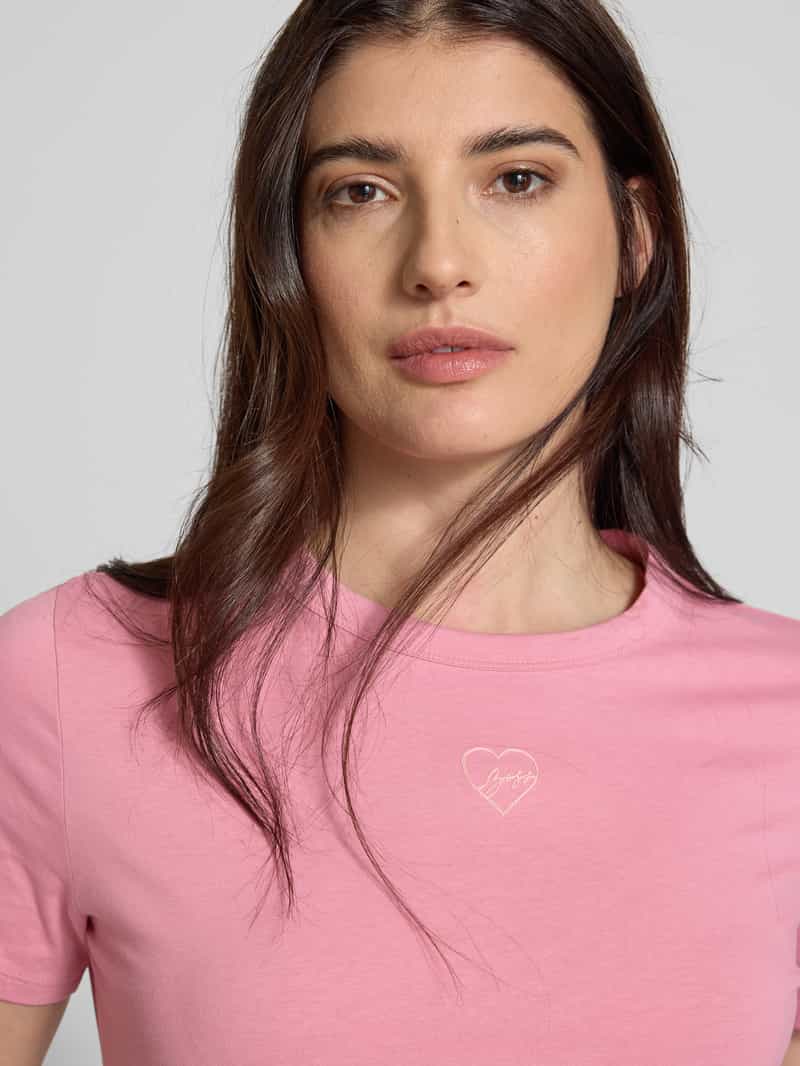 Boss Orange T-shirt met labelprint model 'Elogo'