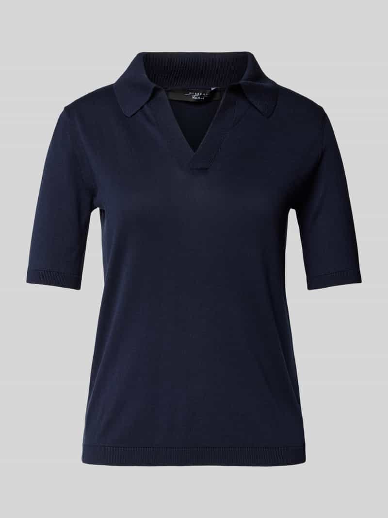 Weekend Max Mara Gebreid shirt met V-hals model 'RONCOLO'