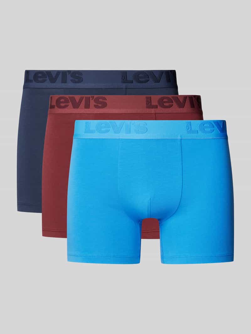 Levi's Boxershort met elastische band met logo in een set van 3 stuks