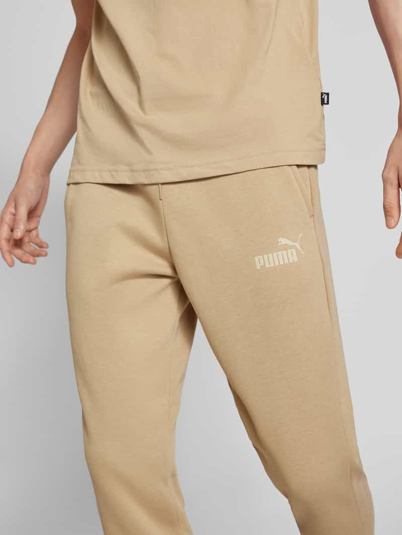 PUMA PERFORMANCE Regular fit sweatpants met labelprint