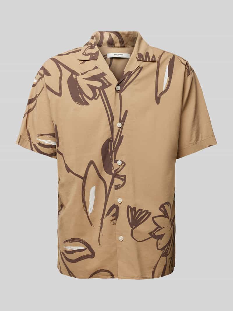Jack & Jones Premium Regular fit vrijetijdsoverhemd met 1 2-mouwen model 'BLAPALMA'