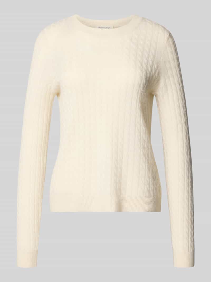 Christian Berg Woman Gebreide pullover van puur kasjmier