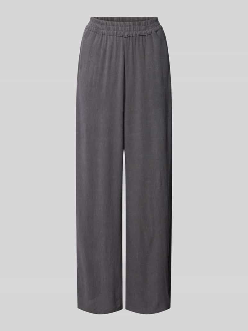 Jake*s Casual Wide fit stoffen broek met elastische band
