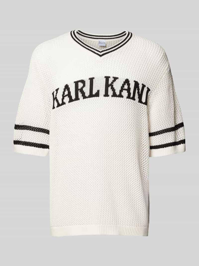 Karl Kani T-shirt in tricotlook