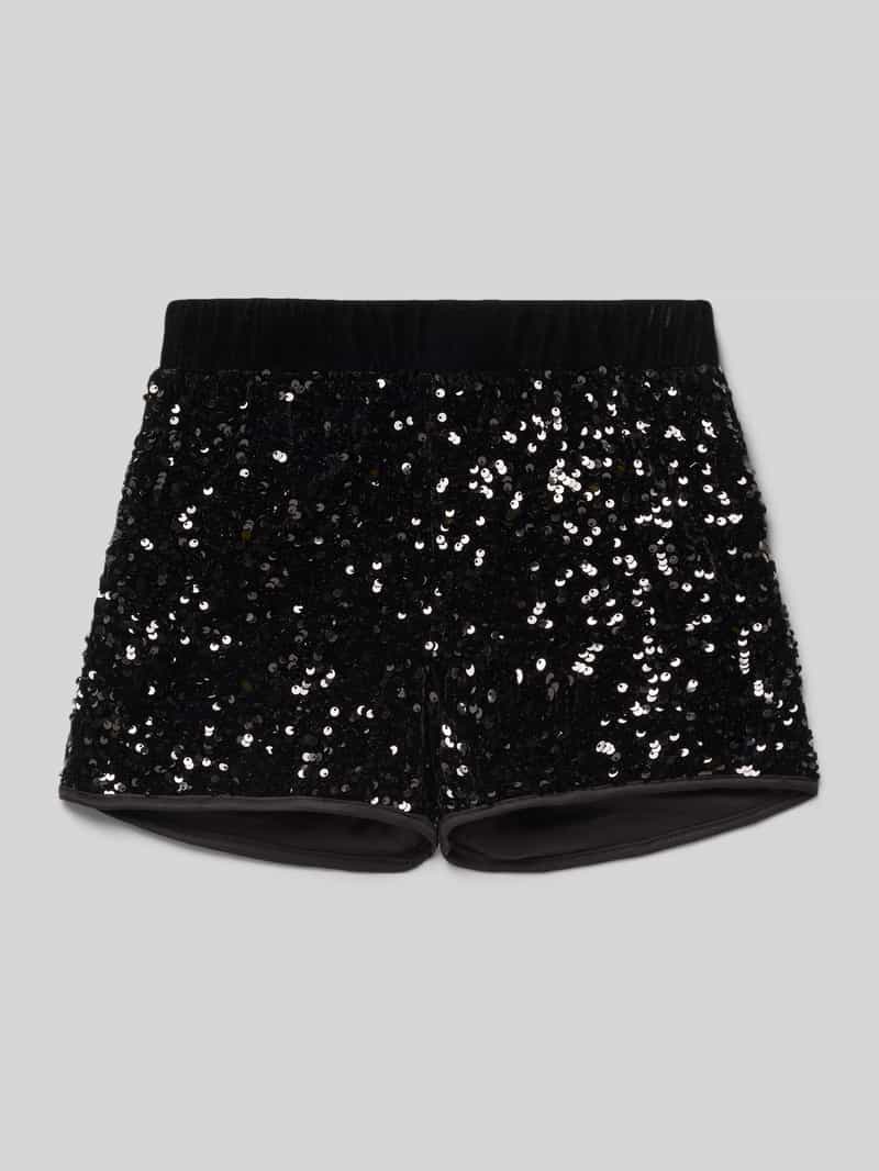 Only Regular fit short met pailletten model 'CONFIDENCE'