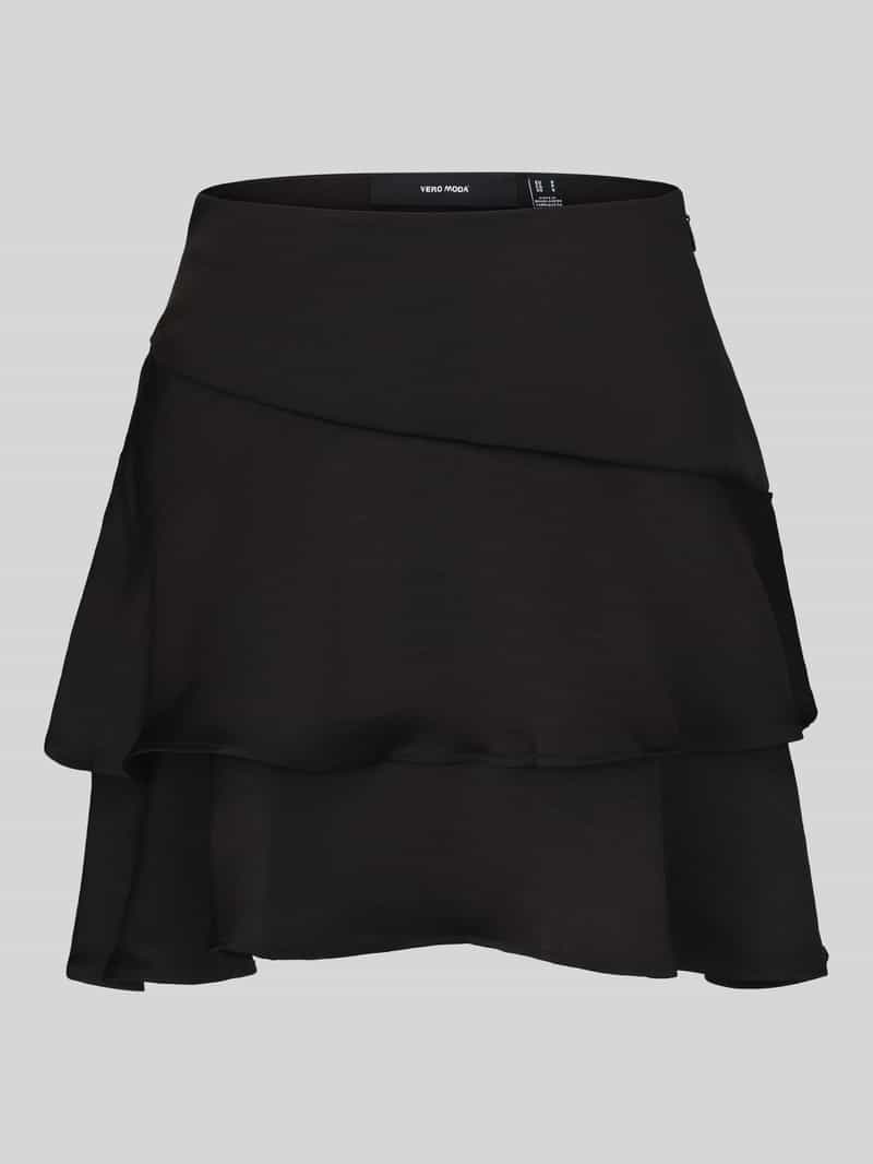 Vero Moda A-lijn mini-rok met volants model 'MIRO'