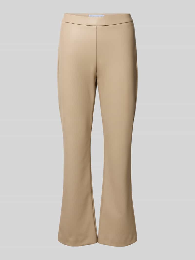 RAFFAELLO ROSSI Flared bootcut broek in leerlook model 'MACY'