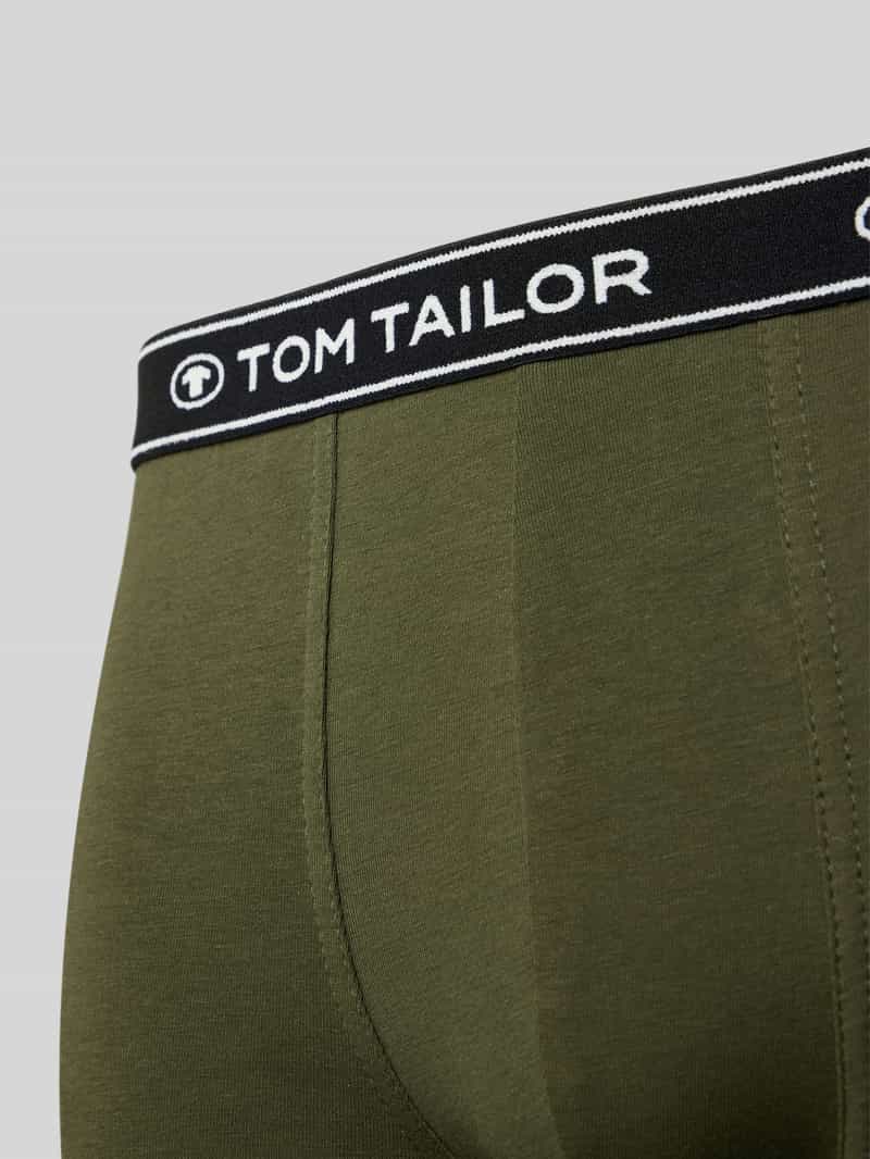 Tom Tailor Slim fit boxershort van een mix van katoen en elastaan