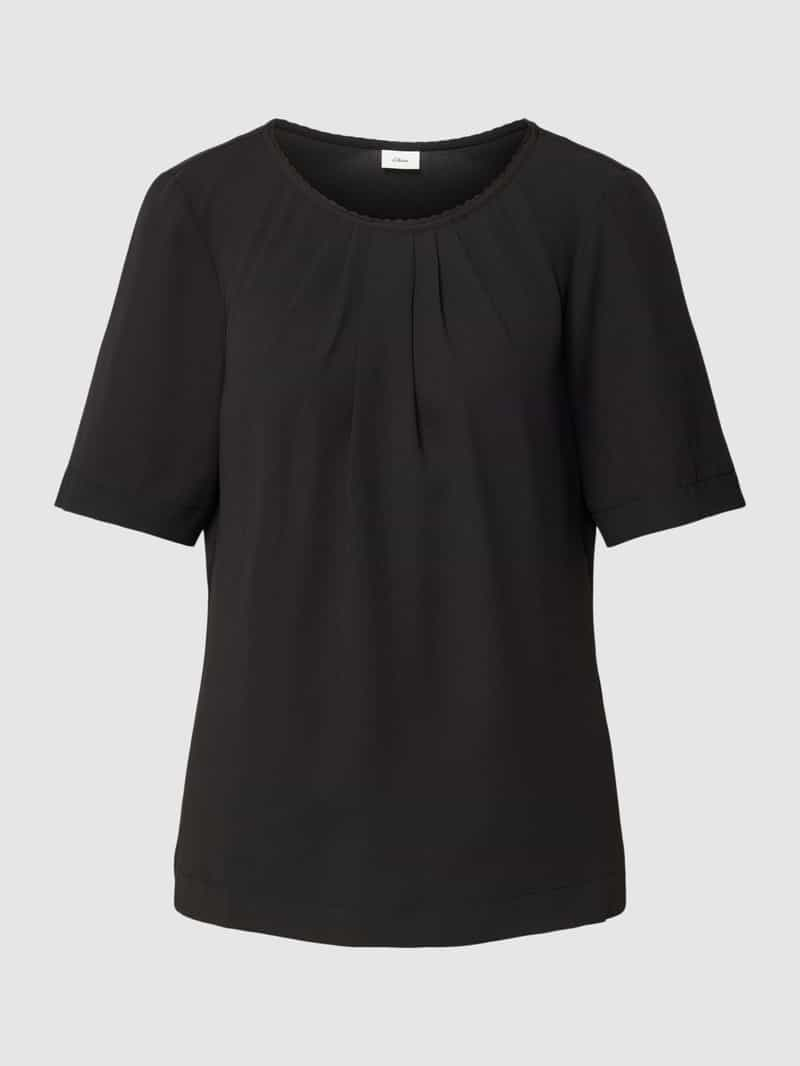 s.Oliver BLACK LABEL Blouseshirt met plooien