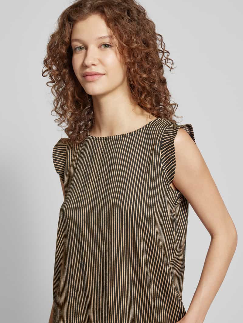 Tom Tailor Denim Tanktop met volantmouwen