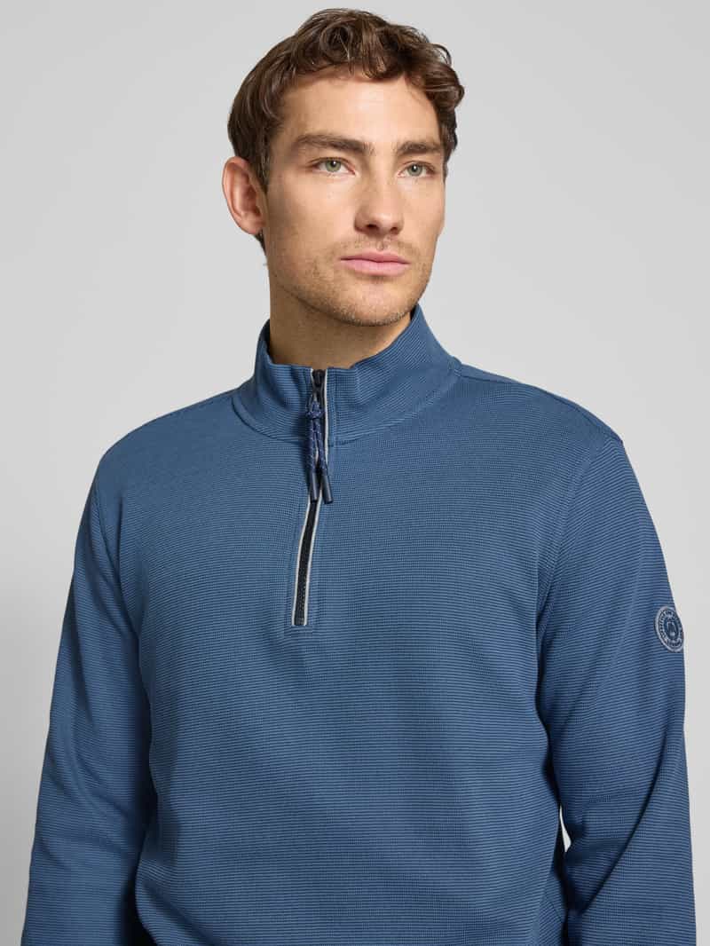 Lerros Sweatshirt met labelpatch model 'SELANIK'