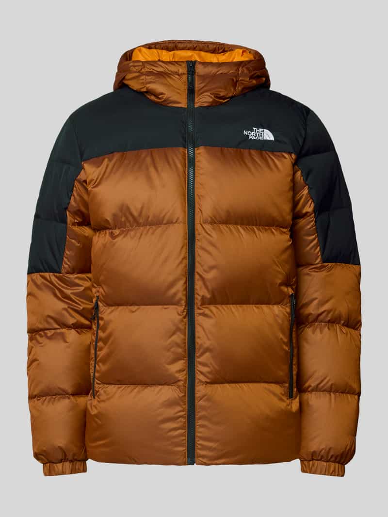 The North Face Gewatteerd jack met labelstitching