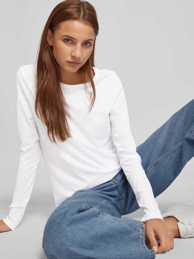 Smith and Soul Longsleeve met ronde hals