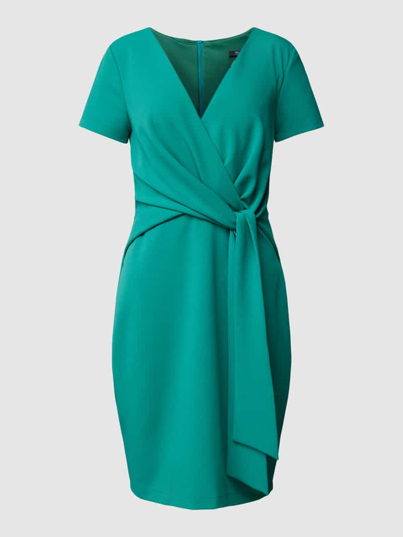 Paradi Knielange cocktailjurk met strikceintuur