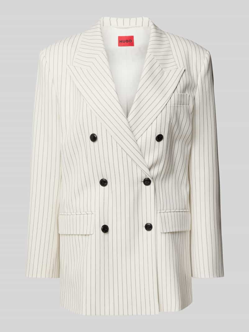 HUGO Blazer met reverskraag model 'Amelora'