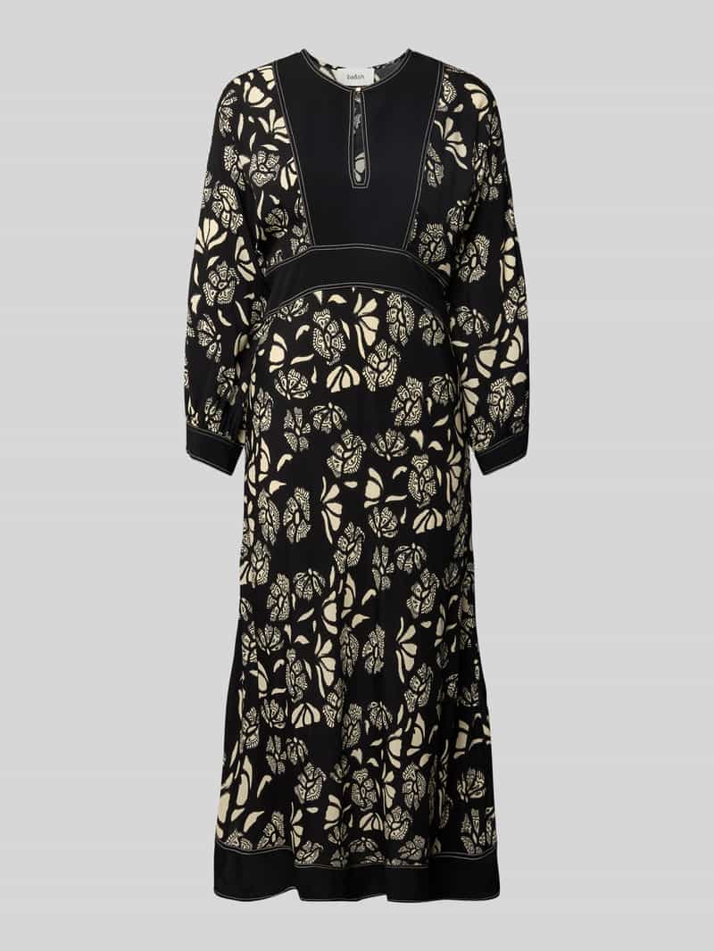 Bash Maxi-jurk met druppelvormige hals model 'DRESS AUDE'