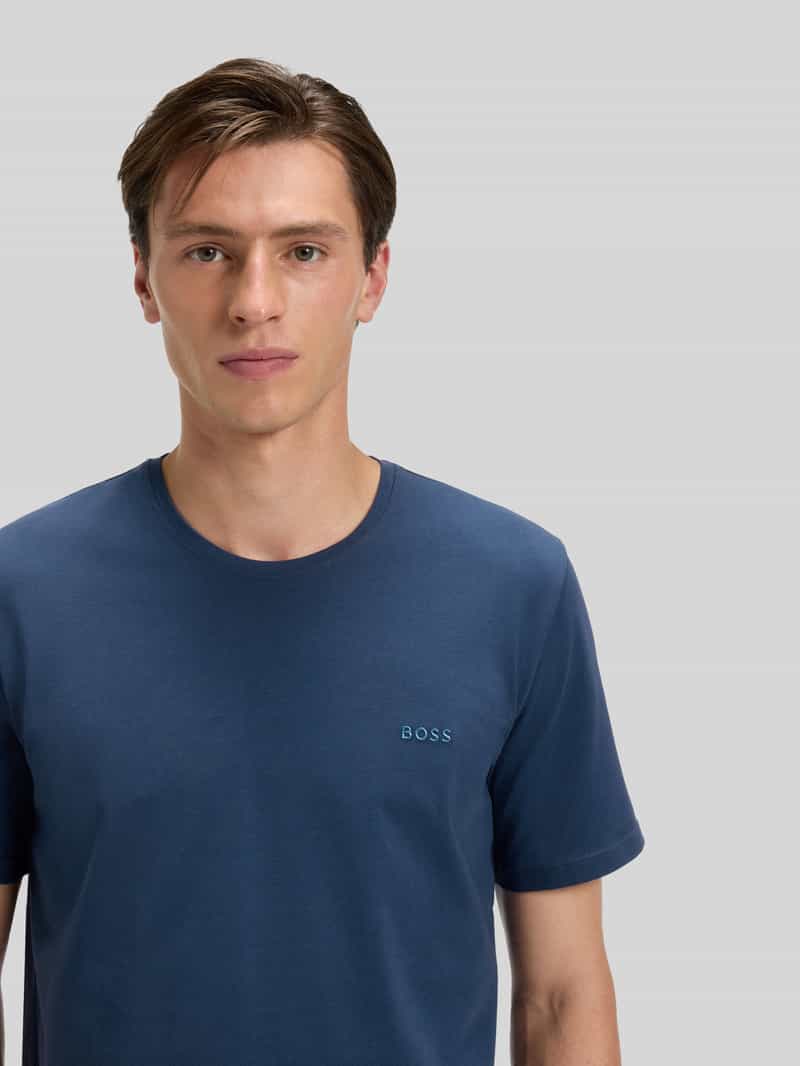 Boss Regular fit T-shirt van katoenmix model 'MIX&MATCH'