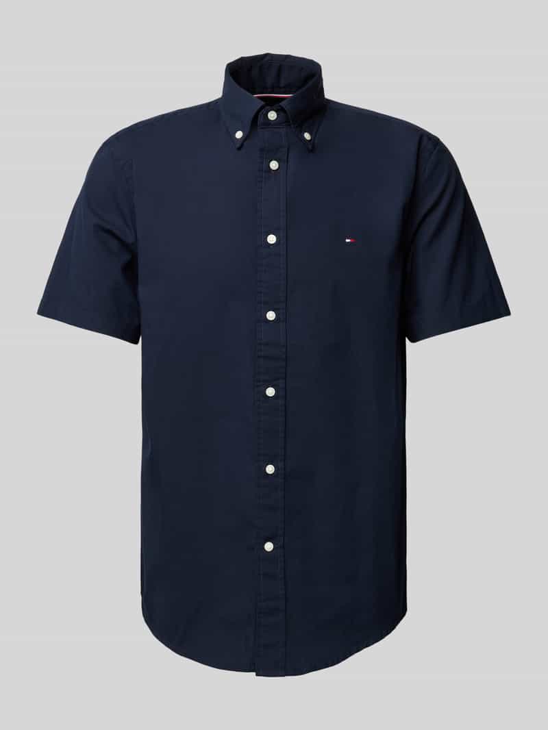 Tommy Hilfiger Overhemd met korte mouwen FLEX POPLIN SOLID S/S SHIRT