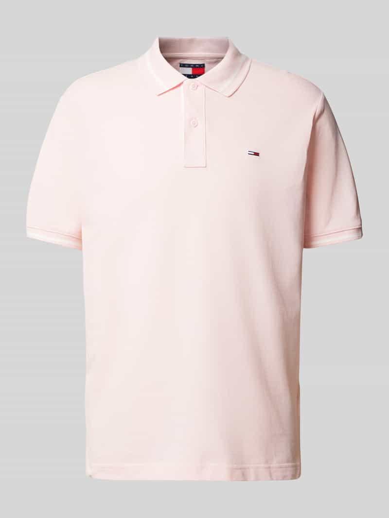 Tommy Jeans Regular fit poloshirt met logostitching