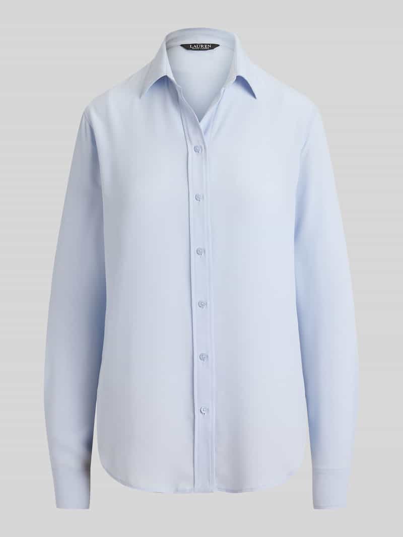 Lauren Ralph Lauren Regular Fit overhemdblouse met overhemdkraag