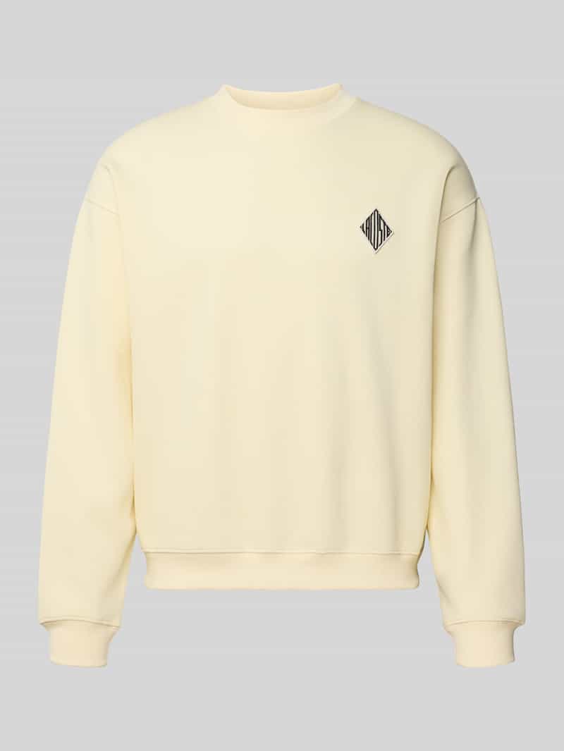 Lacoste Loose fit sweatshirt van katoenmix