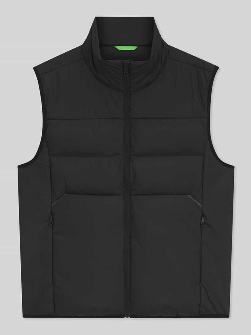 BOSS Green Regular fit bodywarmer met opstaande kraag model 'OW_Urbanex'
