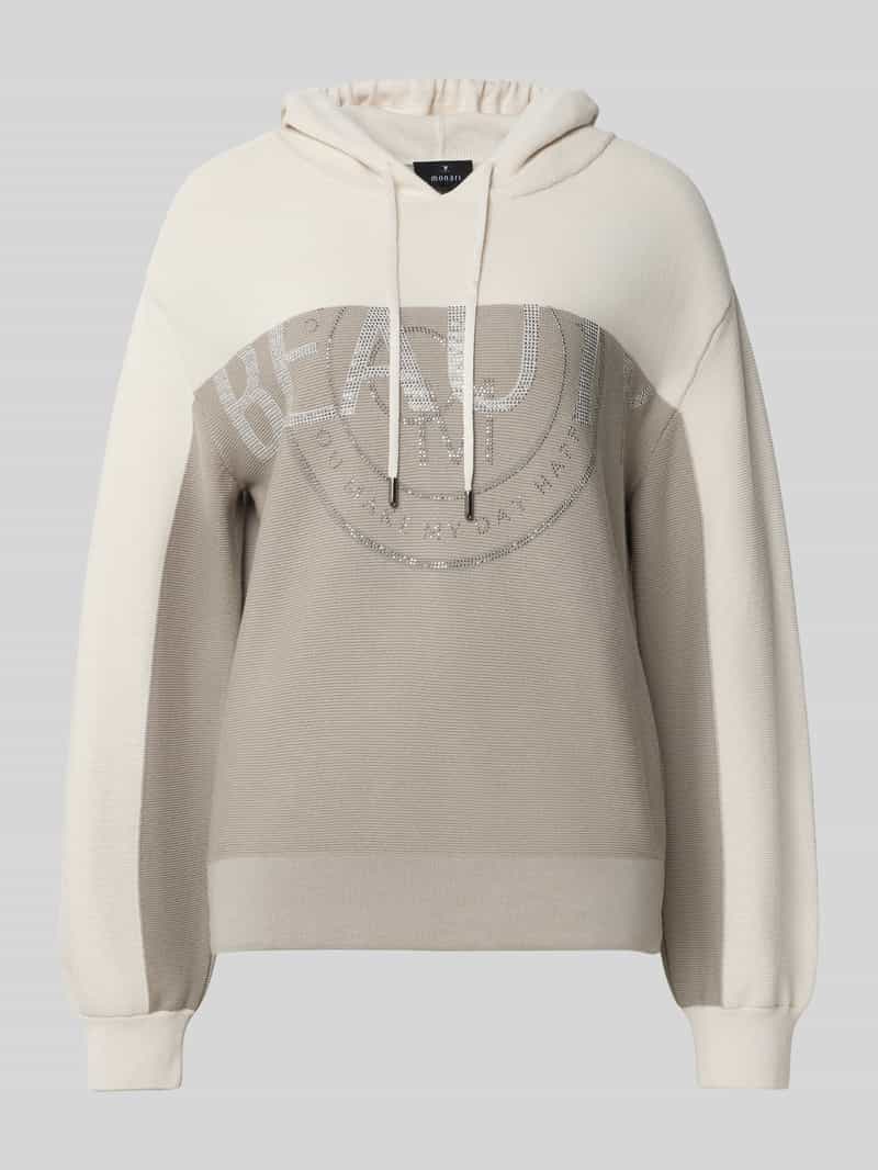 monari Hoodie met strass-steentjes