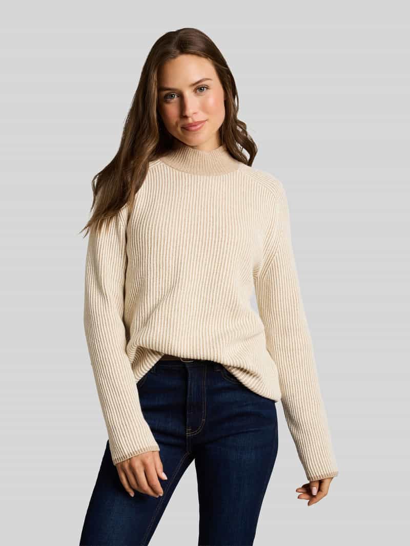 Tom Tailor Pullover met mock neck kraag