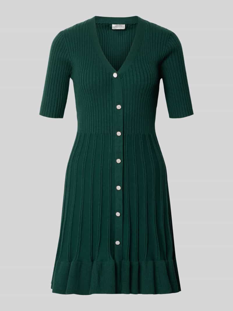 Apricot Tricotjurk in minilengte met viscose