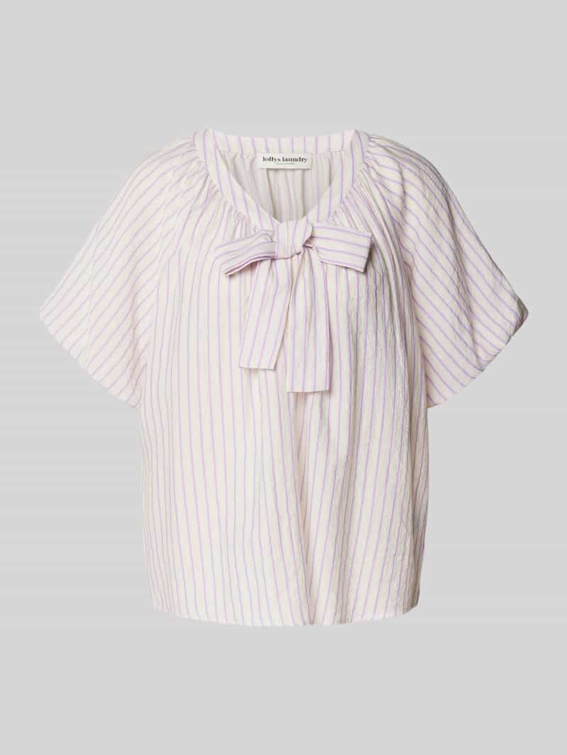 LOLLYS LAUNDRY Blouseshirt met strikdetail model 'Pine'