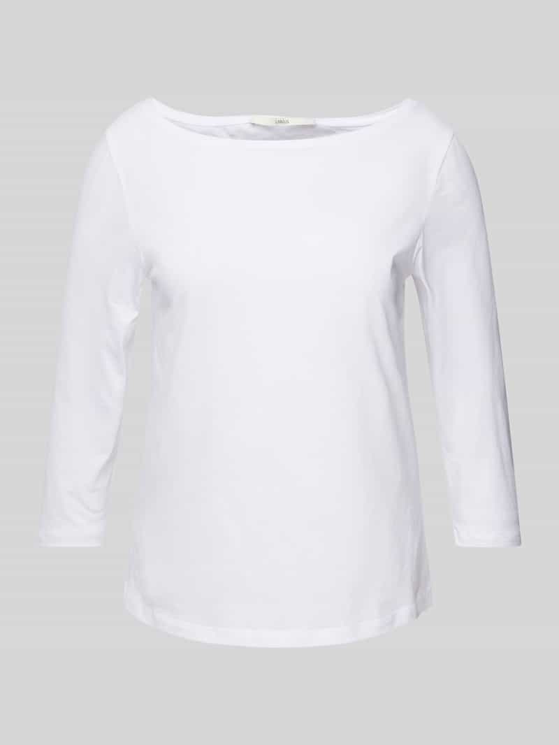 LANIUS T-shirt met 3 4-mouwen