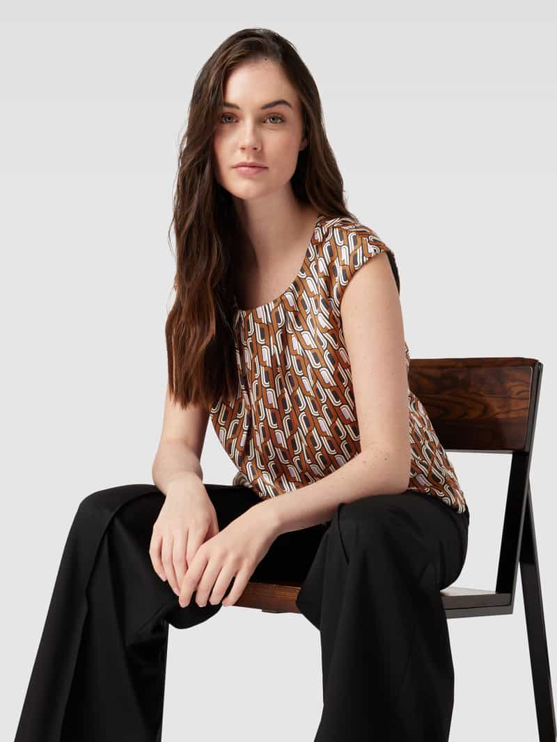 Christian Berg Woman Selection Blouse met all-over motief