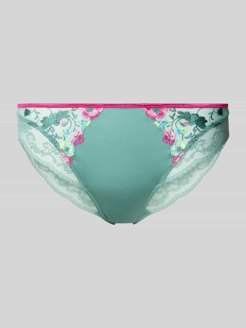 MARIE JO Slip met gebloemd kant model 'Lizelot'