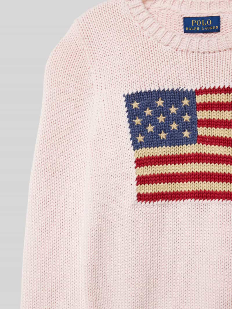 Polo Ralph Lauren Teens Gebreide pullover met motiefstitching